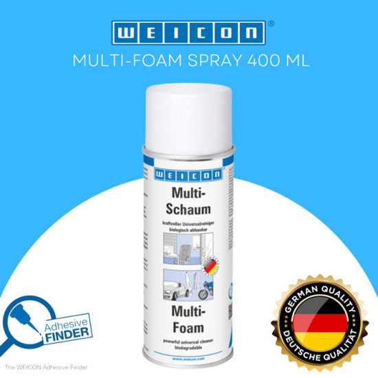 Weicon Multi Foam Spray 400 ml Semprotan Busa Pembersih Serbaguna Logam Kaca Plastik Keramik