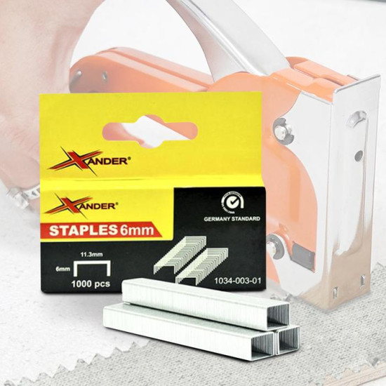 Xander XD-1840 Isi Staples 6mm 1 Kotak 1000 Pcs