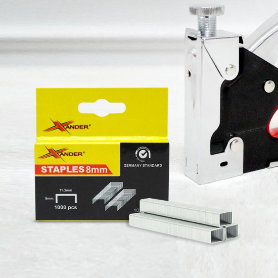 Xander XD-1841 Isi Staples 8mm 1 Kotak 1000 Pcs