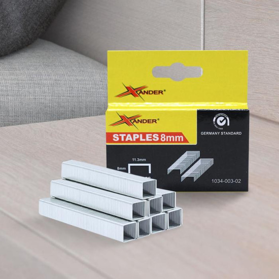 Xander XD-1841 Isi Staples 8mm 1 Kotak 1000 Pcs