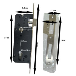 Paket Yale Mortise Lock Euro Profile Cylinder Kunci Silinder Case Body