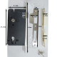 Yale 28P3-60 Mortise Lock 60mm Lock Case Body Kunci 60mm