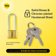 Yale V140-40LS40 Long Brass Padlock Gembok Panjang 40mm