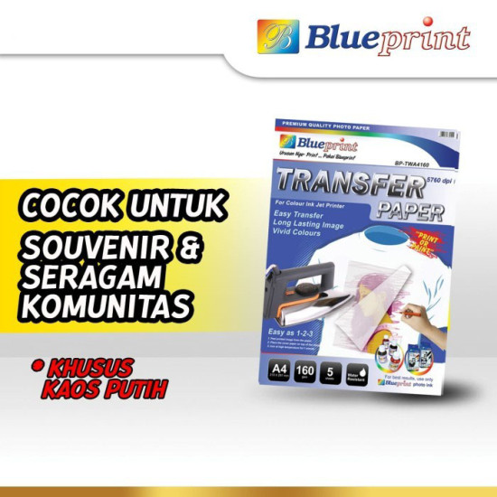 Blueprint BP-TWA4160 Transfer Paper White A4