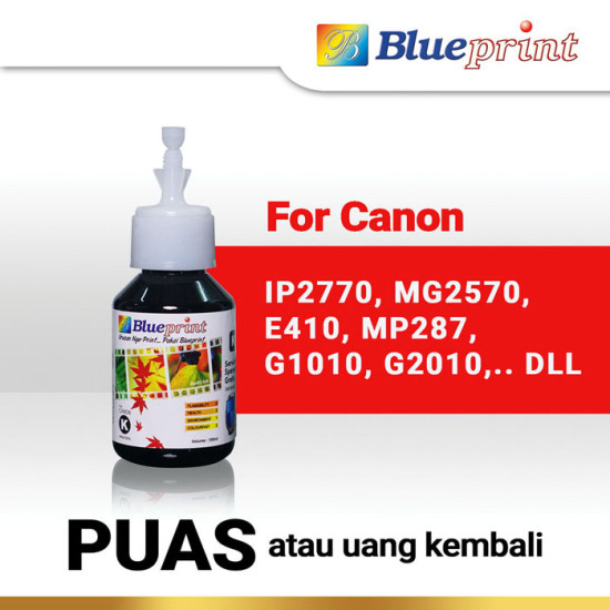 Blueprint Bulk Ink Photo 100 ml Canon 4 Warna Blueprint Bulk Ink Photo 100 ml Canon 4 Warna