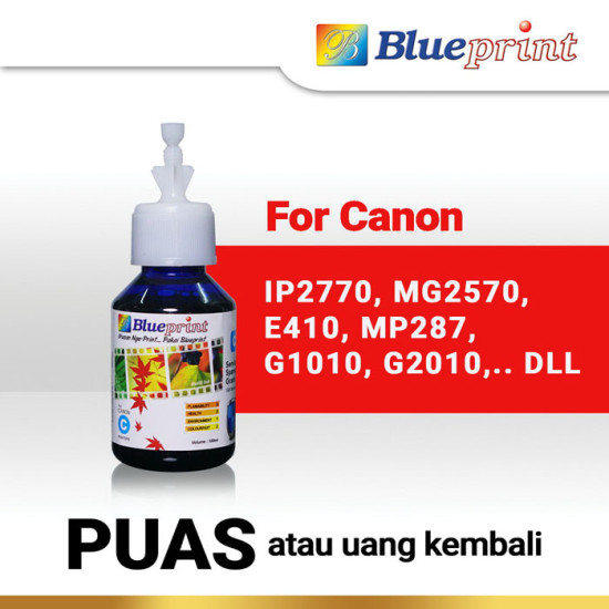 Blueprint Bulk Ink Photo 100 ml Canon 4 Warna Blueprint Bulk Ink Photo 100 ml Canon 4 Warna