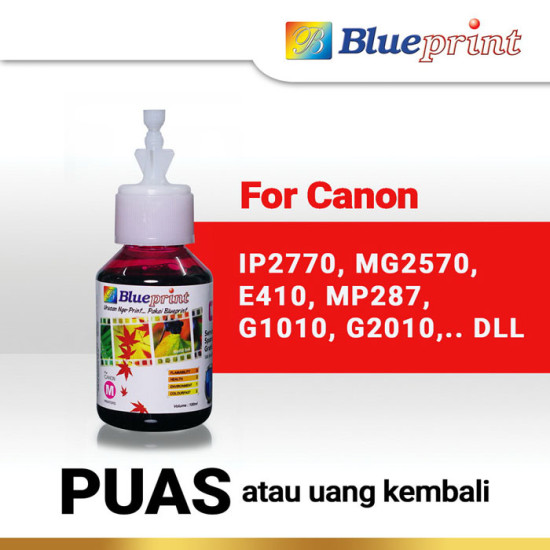 Blueprint Bulk Ink Photo 100 ml Canon 4 Warna Blueprint Bulk Ink Photo 100 ml Canon 4 Warna