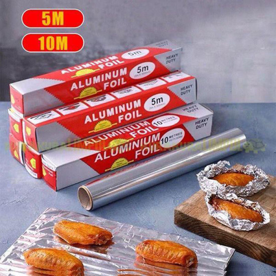 Kertas Aluminium Foil Roll Heavy Duty 30cm 5 Meter 10 Meter
