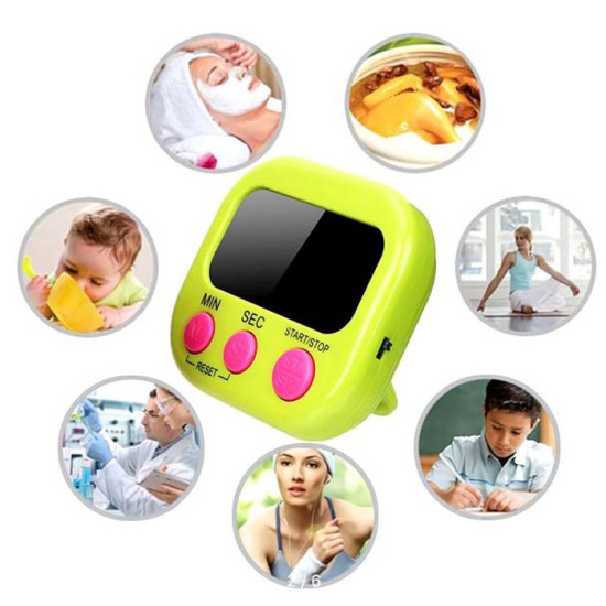 Digital Kitchen Timer Alarm Masak Dapur Ada Magnet