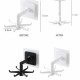 Gantungan Putar Dapur 6 Hook Tempel Dinding Bahan Plastik ABS