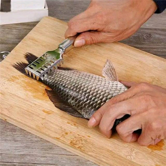 Alat Pembersih Sisik Ikan Stainless Anti Karat