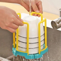 Rak Pengering Mangkok Susun Bahan Plastik PP