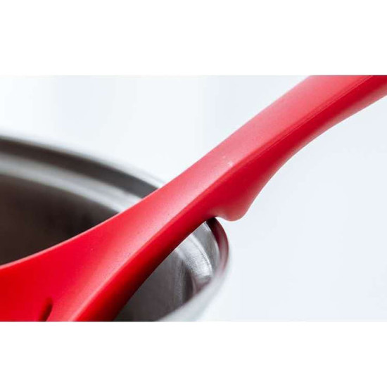 Sendok Saringan Besar Nilon Nylon Gagang Tirisan Sayur Mie