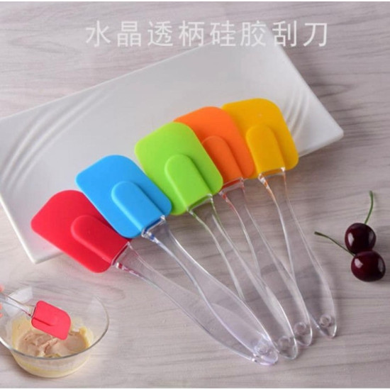 Spatula Silikon Dapur Gagang Bening
