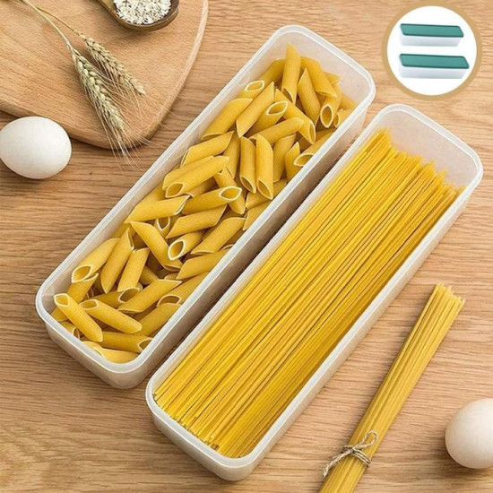 Toples Panjang Makanan Warna Putih Bahan Plastik Food Container Box