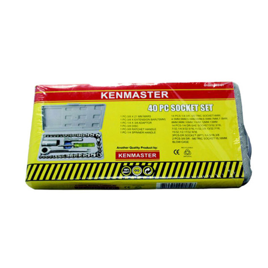 Kenmaster Kunci Sok Set 40 Pcs Socket Wrench Set