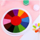 Washable Paint Pad 18cm Ink Finger Stamp 13 in 1 Mainan Edukasi Anak