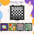 Mainan 5 in 1 Magnetic Board Catur Ludo Halma Ular Tangga