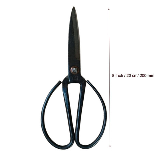 Gunting Besi 8 Inch 20cm 200mm Hitam