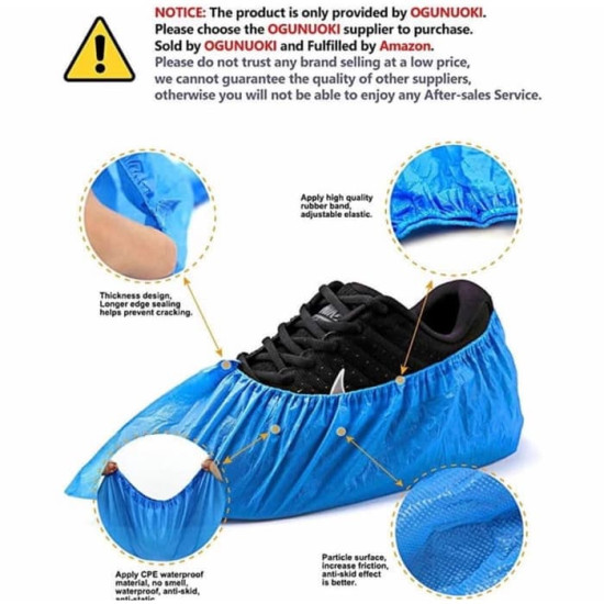 Pelindung Sepatu Plastik 10 Pcs Sarung Sepatu Hujan Shoes Cover