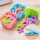 Jepitan Penjepit Jemuran Warna Keranjang 1 Set isi 30 Pcs