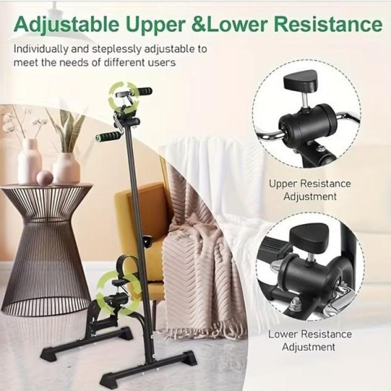 Sepeda Statis Tangan Kaki 2 in 1 Olahraga Fitness Alat Terapi Stroke