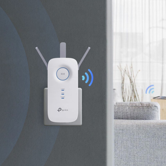 TP-LINK RE450 AC1750 Wireless Wifi Range Extender 3 Antenna Eksternal