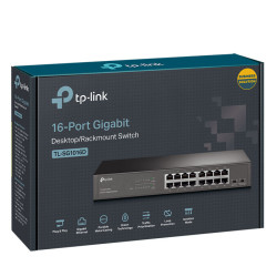 TP-LINK TL-SG1016D 16 port Gigabit Switch Desktop 1000 Mbps