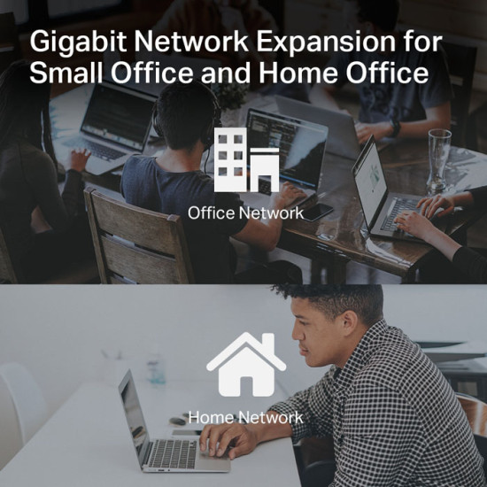 TP-LINK TL-SG108 Desktop Switch 8 Port Gigabit Auto Gigabit MDI MDIX Metal Case